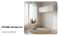 Space-Saving Wardrobe Top Cabinet Multifunctional Wooden Wardrobe Closet High Load Capacity Bedroom Storage Cabinet Sturdy Construction for Families, Homeowners, Renters, Dressing Room, Entryway