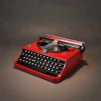 Iron Typewriter Model Compact Vintage Typewriter Decor Decorative for Bookshelf