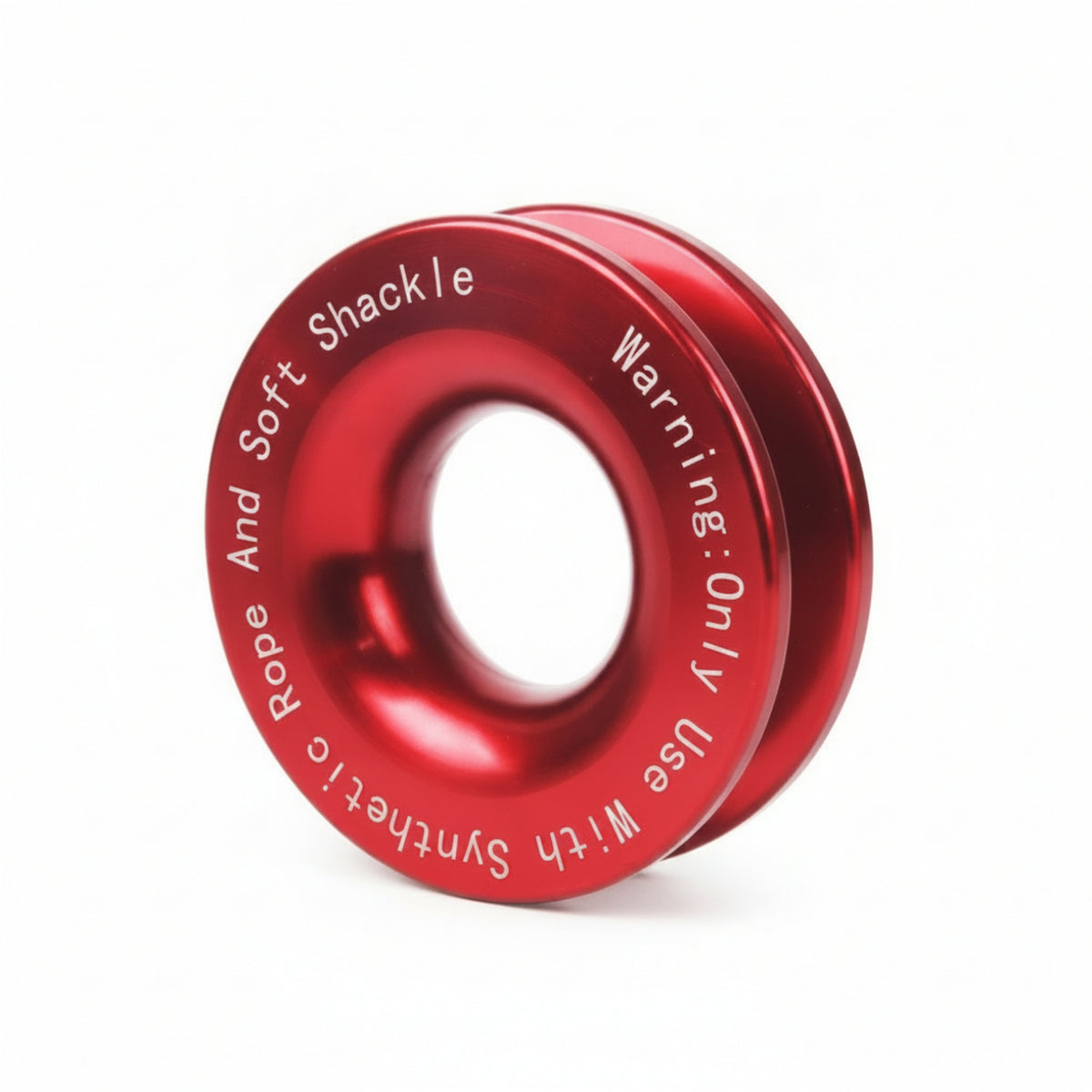Black Sleeve Winch Recovery Loop Compact Synthetic Rope Recovery Accessory Heavy Duty Vehicle Gear for Winching, Towing