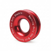Black Sleeve Winch Recovery Loop Compact Synthetic Rope Recovery Accessory Heavy Duty Vehicle Gear for Winching, Towing