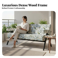 Mid-CenturyMid-Century-era modern Design Wood Frame Armchair designer-inspired Accent Chair Vintage Look Indoor Seating Light Luxury for Interior Designers, Homeowners, Office Managers, Living Room, Balcony, Lounge, Bedroom
