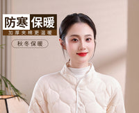 秋冬加绒护肩颈椎坎肩睡觉女月子披肩男护肩膀衣加厚防寒保暖神器
