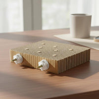 Stress Relief Cardboard Bird Toy Chewable Parrot Gnaw Board Natural Behavior Bird Chewing Block Beak Care for Cockatiels, Lovebirds, Parrots, Bird Enclosure, Playtime