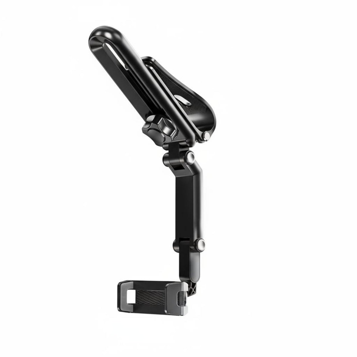 Shockproof Sun Visor Phone Mount Universal Compatibility Fasten-on Phone Holder Eye-Level View Mobile Accessory 360° Rotatable for Kitchen