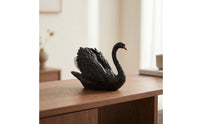Swan Figurine Detailed Swan Model Cognitive Ornament for Kids, Sensory Play