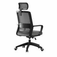 Ergonomic Mesh spine Computer Chair Thick Seat padding rotate Task Chair with Flip-up Arms Easy Assembly Rocking Function