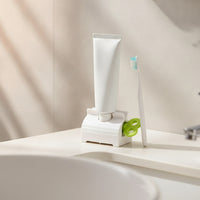 Manual Toothpaste Dispenser with Crank Waste-Reducing Toothpaste Tube Dispenser Compact Dispenser Reusable for Bathroom