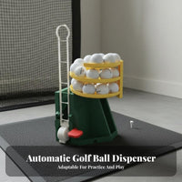 Creative Gift Automatic Golf Ball Dispenser No Batteries Required Semi-Automatic Golf Ball Dispenser Large Capacity for Beginners, Backyard