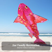 Koi Aquatic Kite Easy to Fly Large Aquatic Kite Light Wind Flyer for Adults