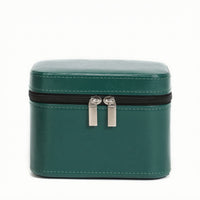 Zippered Bracelet Storage Box Padded Bracelet Case with Slots Portable Bangle Box Velvet-Lined for Travelers