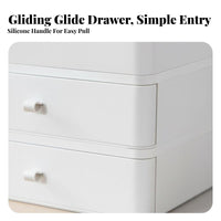 Space-Saving Stackable Drawer Unit Multi-Purpose Stackable Drawer Box long-lasting Desktop Organizer interlocking Design for Office Workers, Hobbyists, Desk, Dorm Room, Bedroom, Vanity