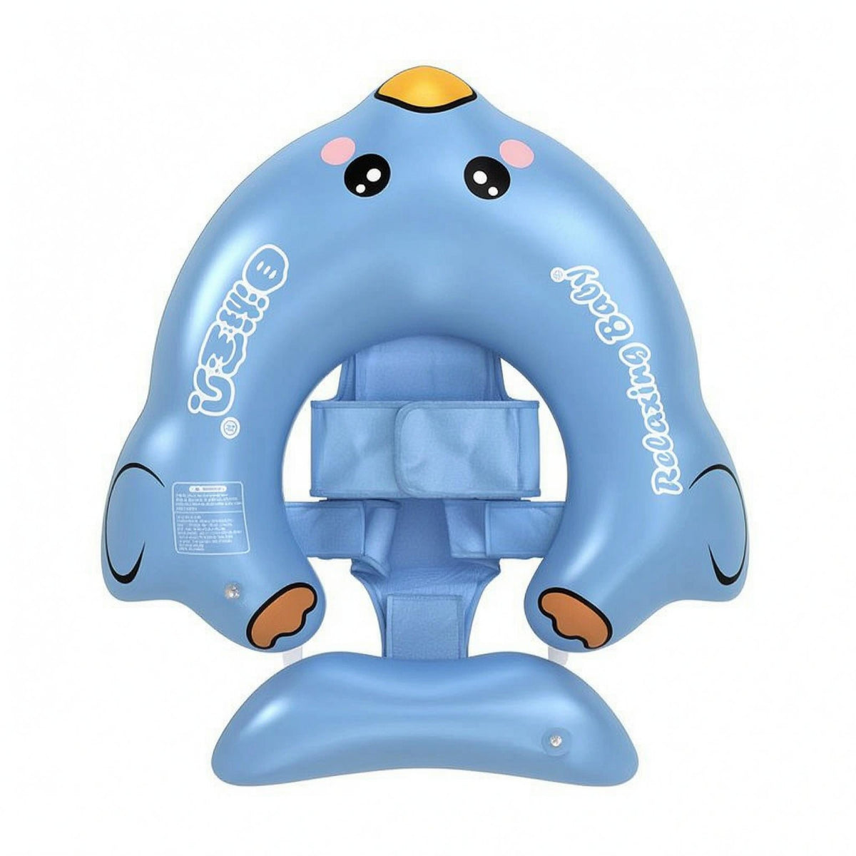 Harness Inflatable Baby Pool Buoy 0.3 Mm Donut Baby Buoy PVC Water Play Gear Seat Support for Infants, Toddlers