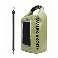 5L Cross Torso Phone Bag Large Capacity Waterproof Phone Pouch Interactive Display Dry Bag Includes Shoulder Strap Buoyant Dry