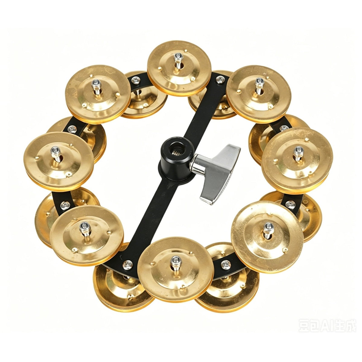 Cymbal Sound Enhancer Double Row Cymbal-topHat Gear for Drummers, Music Performance