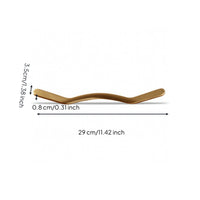 Brass Massage Rod Ergonomic Gua Sha Tool Copper Alloy Massage Tool for Masseuses, Athletes