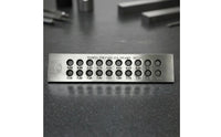 Precision Tungsten Carbide Draw Plate Long-Lasting Jewelry Drawplate Rectangular Tool Heavy Duty for Jewelers