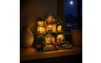 Wooden Treehouse Model Woodland Theme Treehouse Model Presentable Craft Kit for Office