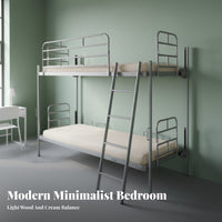Foldable Stacked Sleeper Sleeper Space-Saving Vertical Bed Folding Design Bunk Design for Students, Children, Bedroom, Dormitory, Guest Room