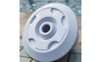 Direct-Insert Pool Inlet Nozzle Removable Cover Liner Pool Inlet Round Flange Polished Finish
