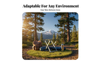 Easy to Fold foldable Stool Lightweight Outdoor Gear space-saving Design Portable Furniture sturdy Duty for Campers, voyageers, Camping, voyage, Hiking, Fishing