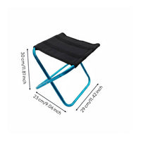 Foldable Portable Folding Stool Space-Saving Ultralight Camping Stool Includes Storage Bag Collapsible Chair Quick Setup for Commuting