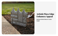 Cobblestone Look Lawn Border Tool Free Setup Flexible Curves for Gardens