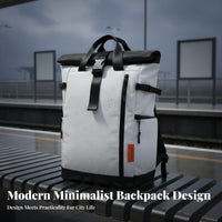 Sturdy Construction Laptop Commuter Backpack Water Resistant for All Genders Travel Daypack Lightweight for Commuters, Travelers, Commuting