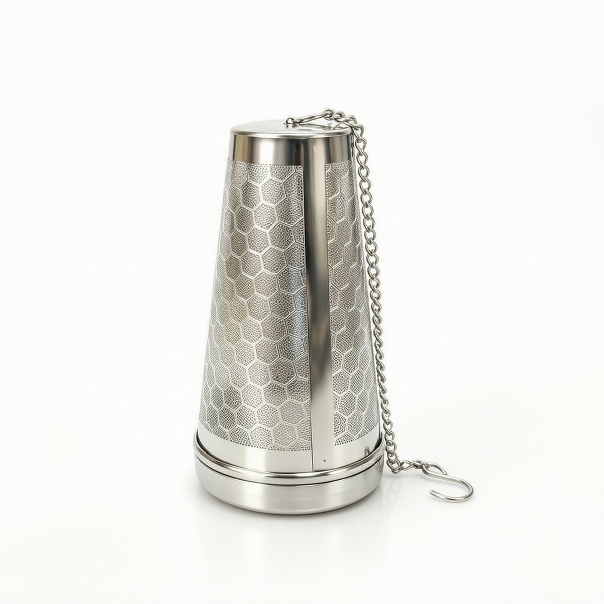 Fine Mesh Cone Tea Infuser Reusable Tea Strainer with Chain Rust-Resistant Kitchen Tool Compact for Office