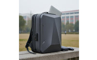 Multi-Functional Hardshell Backpack Breathable Back Panel Water Resistant Commuter Bag for Gamers