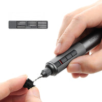 Backward Rotation Pen-Style Drill Driver Compact Electric Screwdriver Lightweight Electric Hand Drill Ribbed Grip
