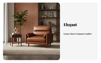 3-Person Straight Settee Modern Minimalist Design 3-Seater Settee Vintage aesthetic Sofa for Apartment Dwellers, Homeowners, Studio, Lounge Area, Bedroom