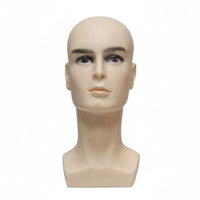 Realistic Features Male Mannequin Head Long-Lasting Hairpiece Display Stand for Trade Exhibition