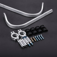 Motorcycle Hand Guards Aluminum Alloy Hand Protectors with Mounting Clamps Universal Handlebar Guard Clamp Kit for Unpaved Terrain