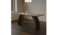 Italian Design Sintered Stone Dining Table Wear-Resistant Rectangular Dining Table Set Easy to Clean Home Furniture for Kitchen