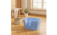 Open Top Waste Container Waste Container with Front Entry Indoor Cat Toilet for Cats