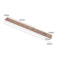 Replacement 21 Fret Guitar Neck Unfinished Maple Guitar Neck for Luthiers