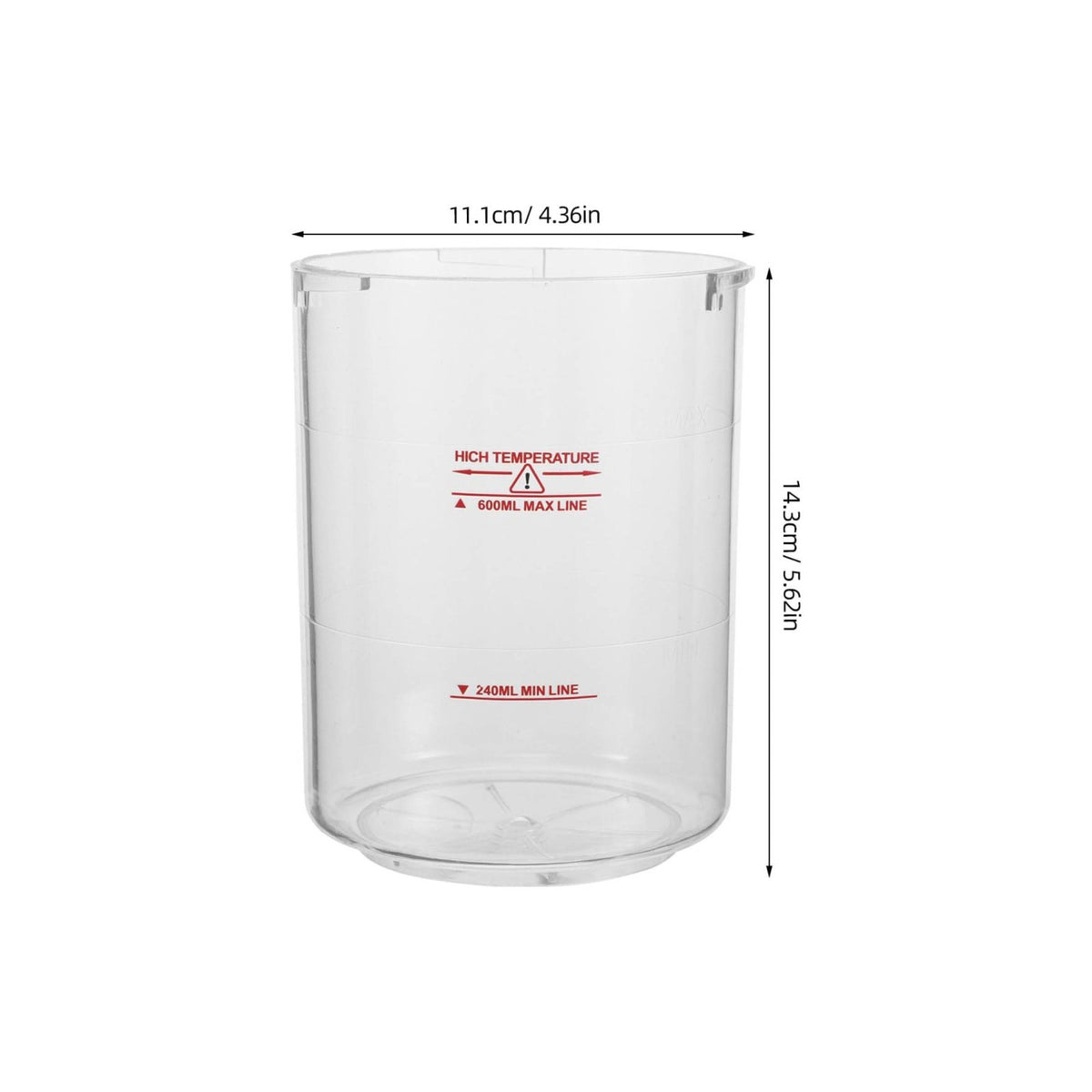 Facial Steamer Replacement Cup Easy to Clean Steamer Water Beaker Heat-Resistant Beauty Tool Accessory for Beauticians, Estheticians, Spa, Barbershop