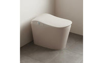 Ergonomic Design Smart Toilet Quiet Operation Intelligent Toilet Warm Water Wash Bathroom Fixture Soft-Close Lid for Elderly