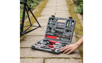 Bike Tool Kit with Storage Case Hard-Shell Tools Organized for Cyclists