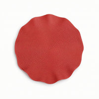 Round Placemat with Edge Sturdy Placemats Safeguarding for Restaurant