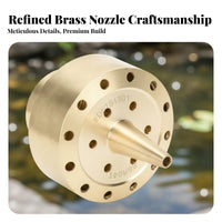 Long-Lasting Brass Fountain Nozzle Fountain Nozzle Heavy-Duty Construction for Landscapers, DIY Enthusiasts, Garden