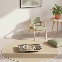 Wooden Balance Board with Maze Long-Lasting Balance Board with Maze Exercise Equipment High-Quality Premium for Children