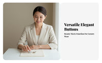 Pearl and Crystal Button Luxury Look Rhinestone Shank Button Elegant Design