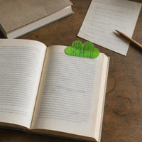 Cute Four-Leaf Clover Transparent Acrylic Bookmark for Students