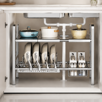 under-sink storage rack