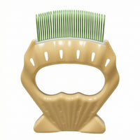 Pet Grooming Comb Gentle Comb with Plastic Handle Comfortable Sturdy for Cats, De-Shedding