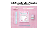 Thirty Sheets Cute Y Notes Repositionable Adorable Note Pads Residue Removal Cartoon Memo Pad for Students, Teenagers, School, Scrapbooking, Desks