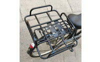 Luggage Rack with Mounting Plates Abrasion-Resistant Rear Cargo Rack Carrier for Electric Bikes, Motorcycles
