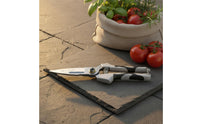 Garlic Trimming Scissors Comfortable Grip Vegetable Harvesting Shears Security Latch Spring Load Pruning Shears for Gardeners