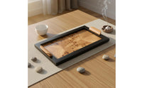Solid Wood Wooden Tray Retro Design Rectangular Tray Easy to Carry Charcuterie Board Decorative Grain